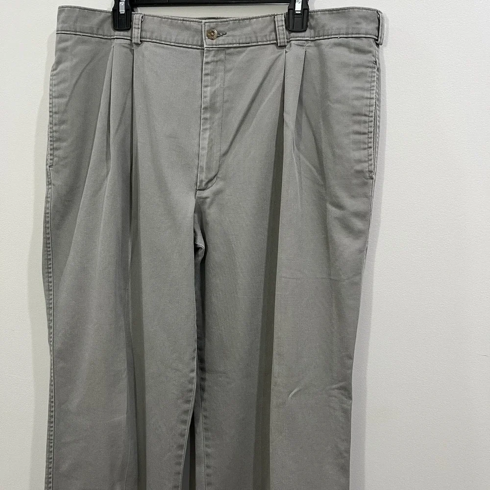 Duxbak Khaki Cotton Chino Pants Men's W40 L34 Classic Fit Work wear Vintage